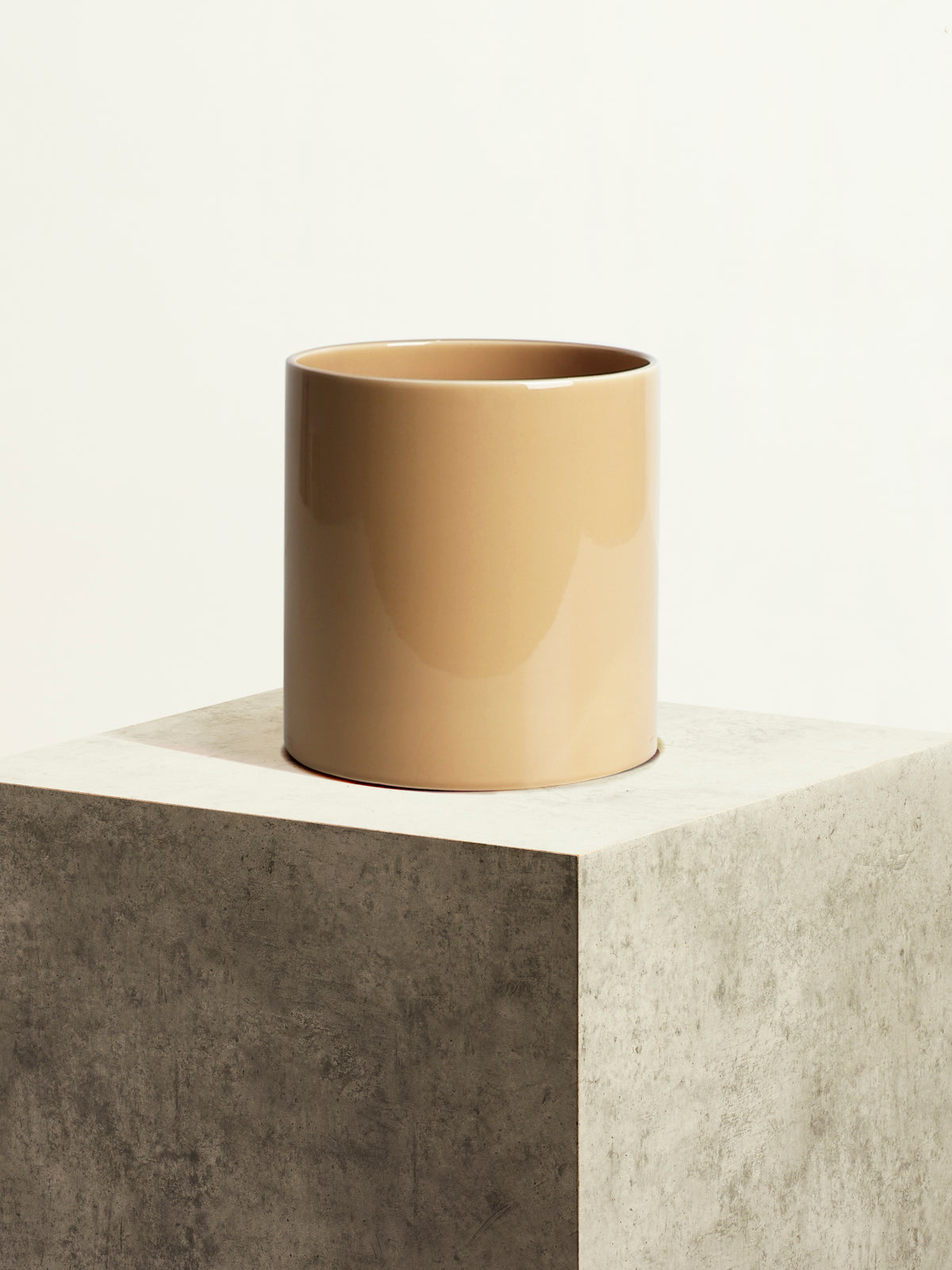 Ceramic Pot - Sand Beige - 18 cm