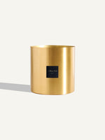 Pot en métal laiton - Or mat - 18 cm