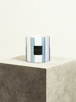 Pot en céramique rayé - Maldive - 14 cm