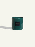 Ceramic Pot - Forest Green - 14 cm