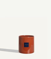 Pot en céramique - Marron Fauve - 14 cm