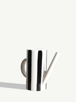 Watering Can - Black Striped Ceramic