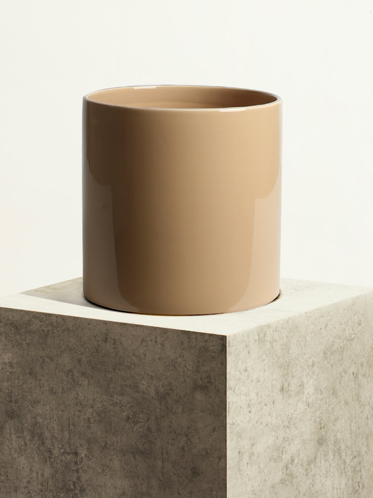 Ceramic Pot - Sand Beige - 24 cm