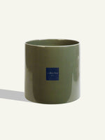 Ceramic Pot - Olive Green - 24 cm