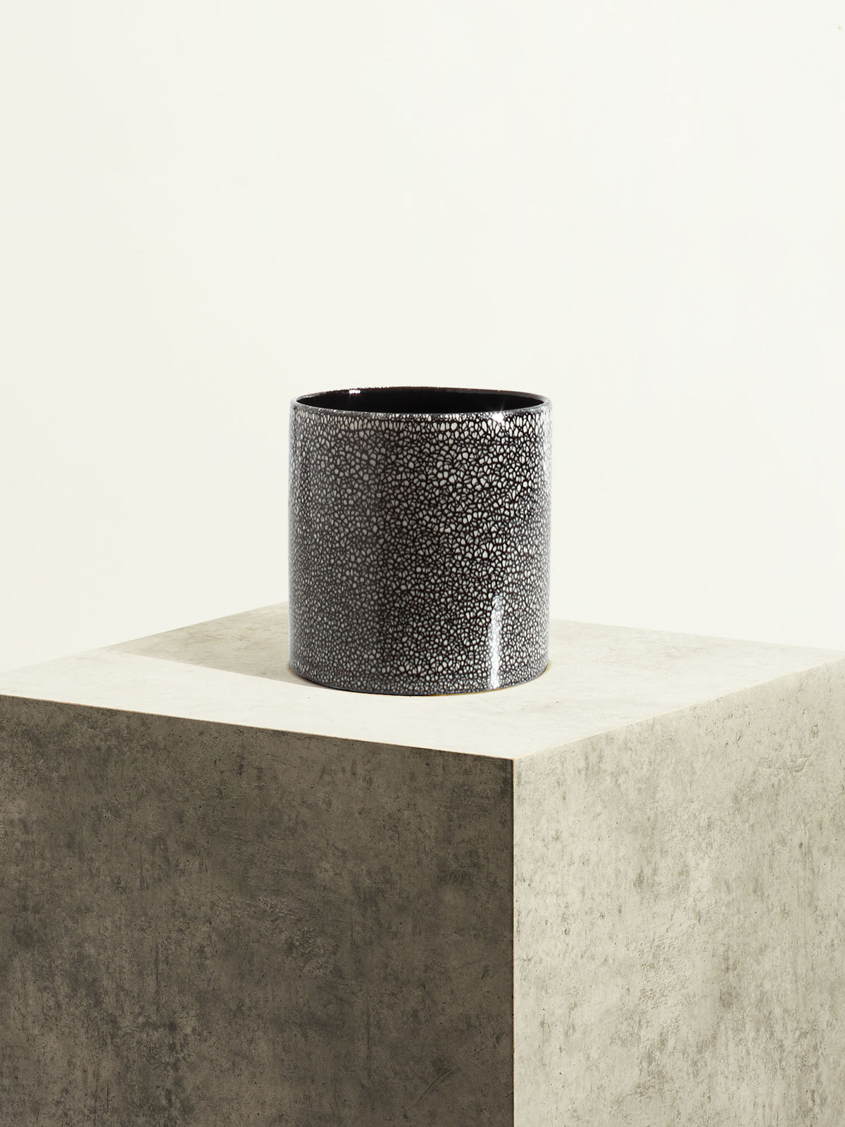 Ceramic Pot - Basalt Black - 14 cm