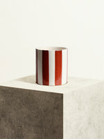 Pot en céramique - Chocolat - 14 cm