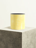 Pot en métal - Jaune opale - 18 cm